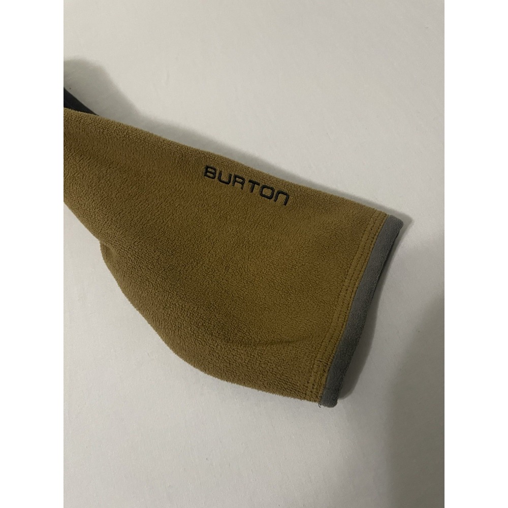 Burton AK Fleece Jacket Mens‎ XL Brown Black Full Zip Outdoor Technical Layer - Picture 5 of 9